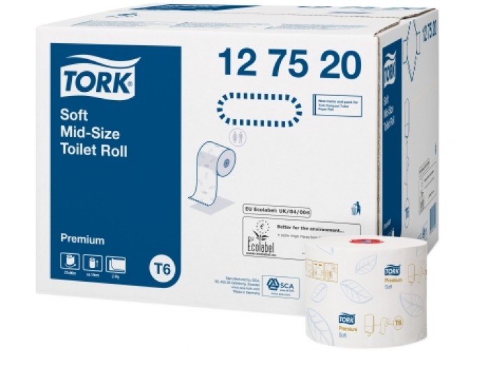Tork Mid-size Myk Toalettrull (T6)