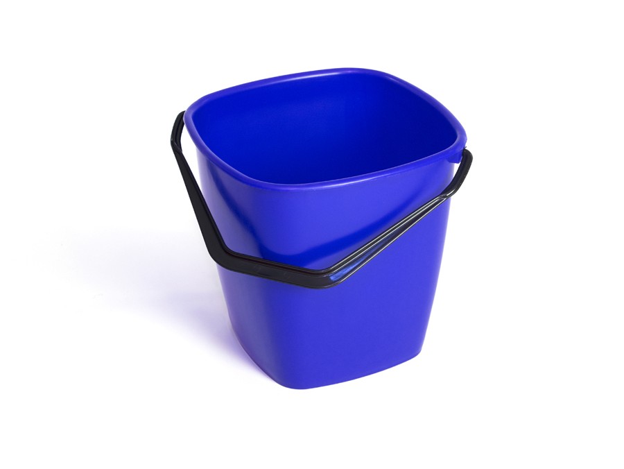 FIRKANTBØTTE BLÅ  9,5 LTR