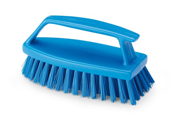 IGEAX HÅNDBØRSTE MED GREP BLÅ SB